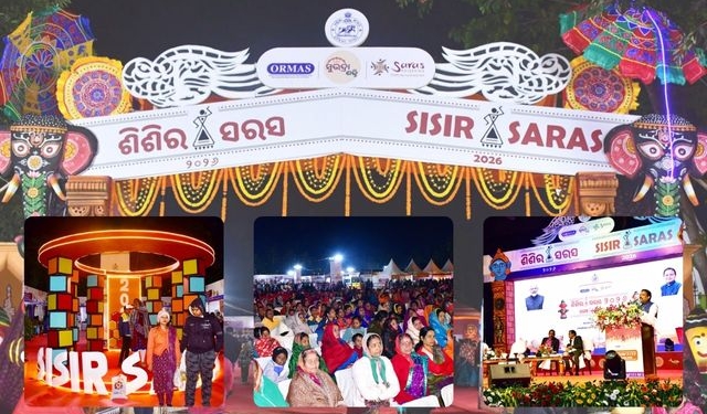 Live craft demonstrations elevate Sisir Saras festival, celebrating Odisha’s rich handicraft heritage