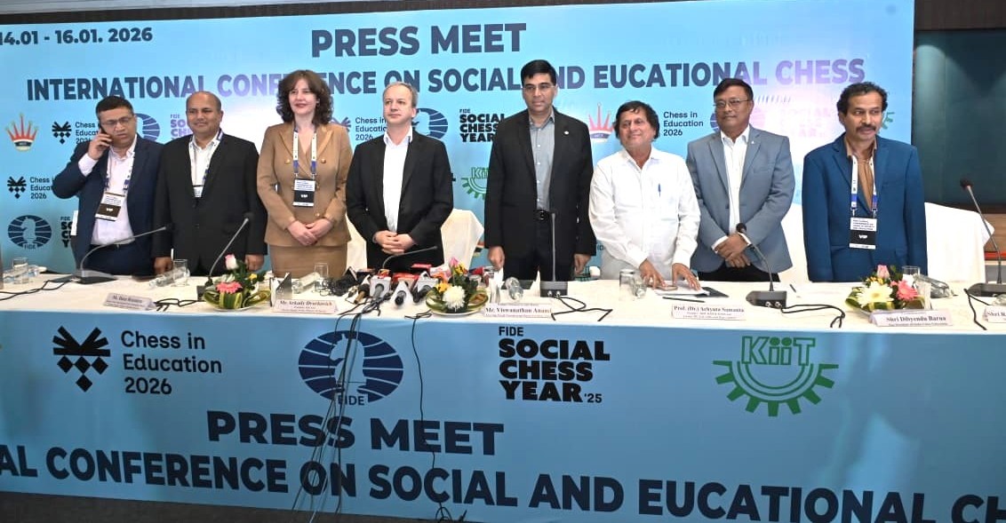 Viswanathan Anand leads Chess Mahakumbh as global minds converge at KIIT for landmark conclave