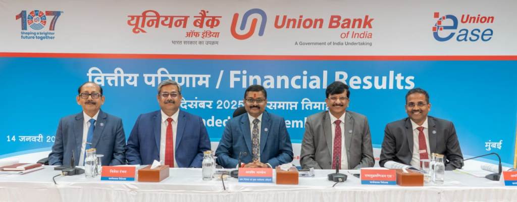 Union Bank of India delivers robust Q3FY26 performance with ₹5,017 crore profit, strong growth and improved asset quality