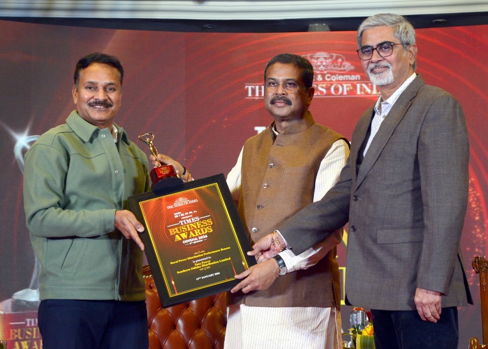 TPSODL lights up rural Southern Odisha, wins prestigious Times Business Award