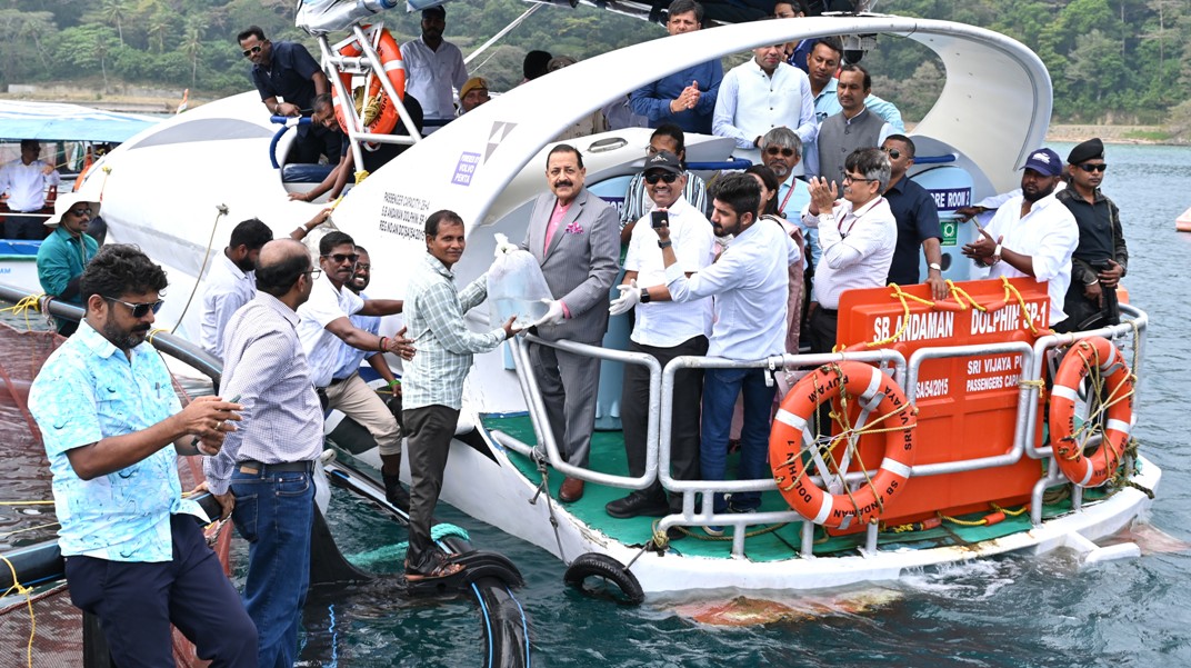 India dives into the blue economy with first open-sea fish farming project in Andaman Sea