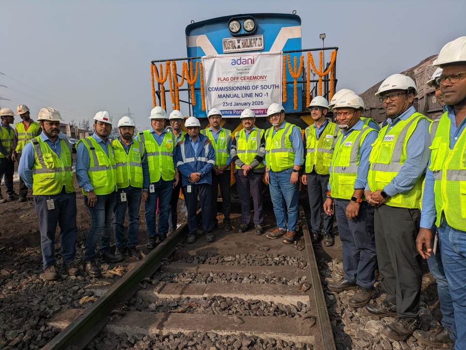 Dhamra Port shifts gears on logistics, commissions dedicated railway line to power cargo growth