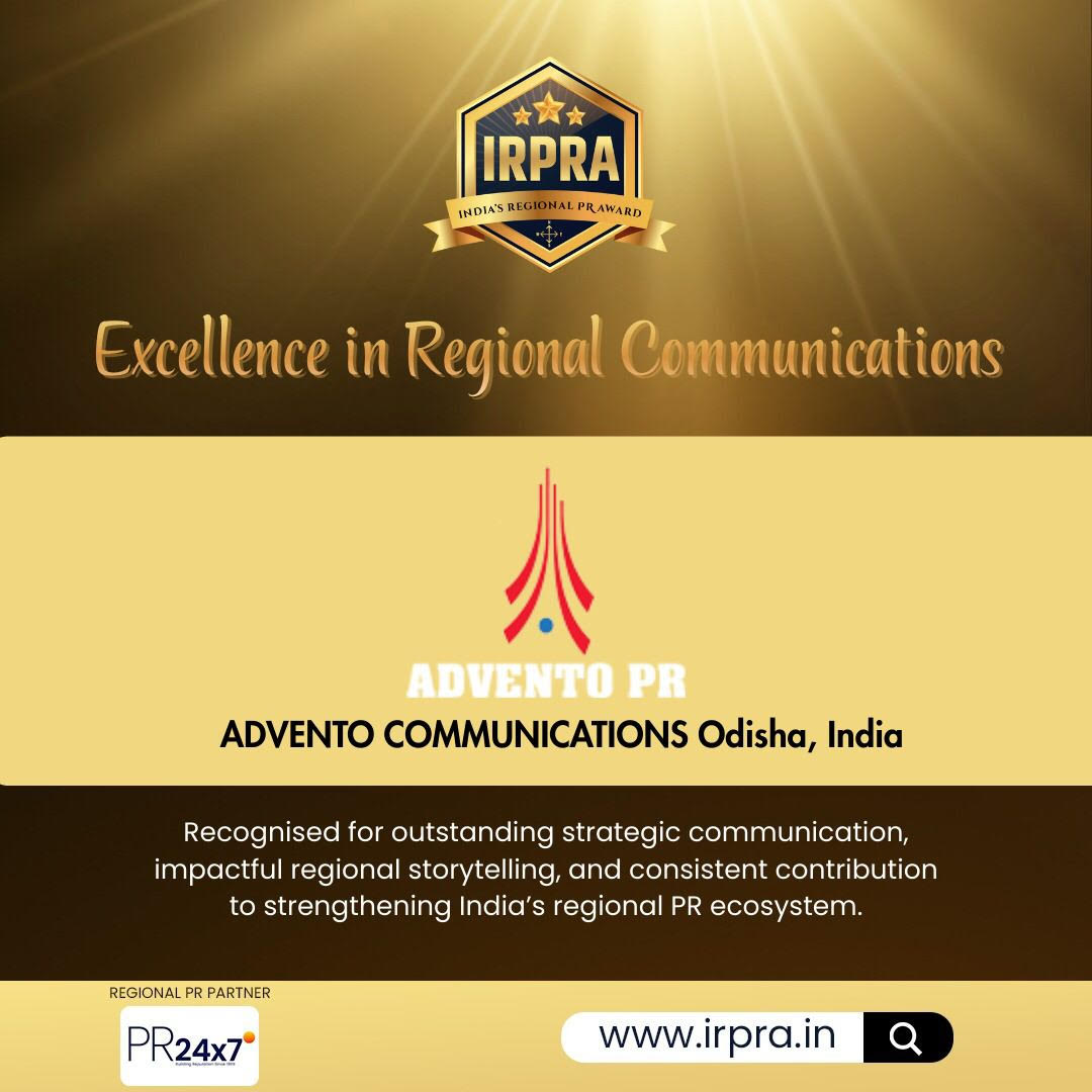 Advento Communications clinches Best Regional PR Award at IRPRA 2025