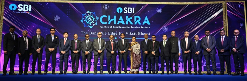 SBI launches ‘CHAKRA’ to power ₹100 lakh crore sunrise-sector push, commits scalable financing for Viksit Bharat