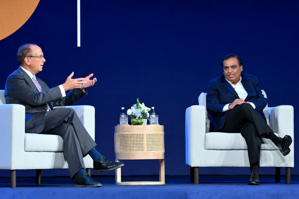 Ambani, Fink pitch ‘Era of India’ as multi-trillion investment opportunity