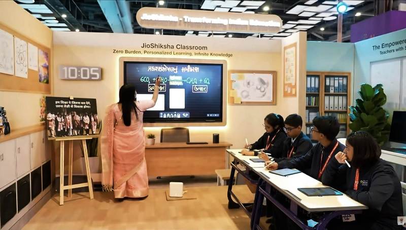 Jio-Shiksha Smart Classroom signals AI-led shift in schooling, promises lighter bags and smarter learning