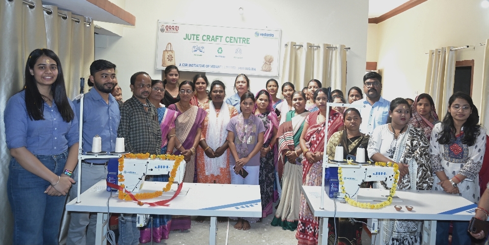 Green enterprise takes root as Vedanta launches jute centre to empower women in Jharsuguda