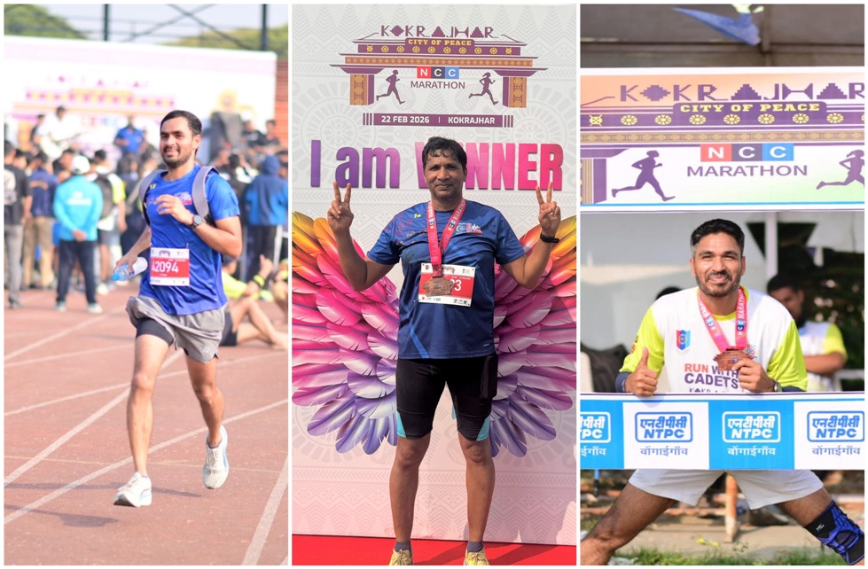 NTPC Bongaigaon runners conquer 42-km challenge at Kokrajhar NCC Marathon