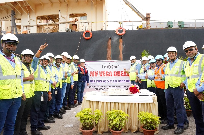 Dhamra Port handles first cape size limestone vessel and strengthens bulk cargo capabilities
