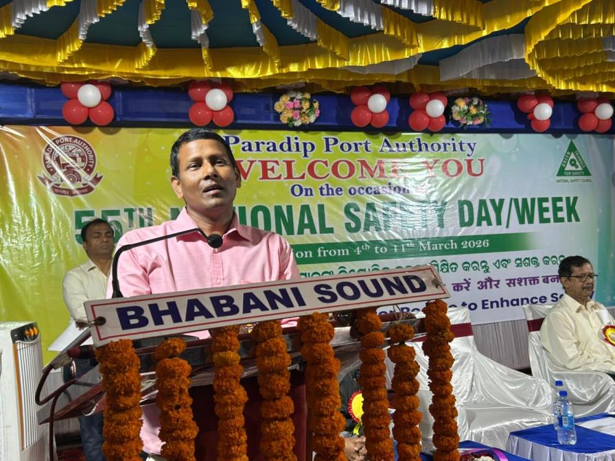Paradip Port Authority reinforces ‘Safety First’ culture as 55th National Safety Week concludes with renewed commitment