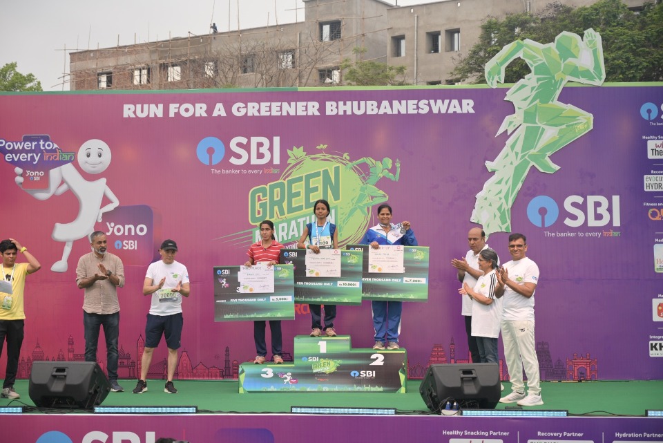 Bhubaneswar joins nationwide green movement as SBI Green Marathon Season 6 inspires 6,300 runners