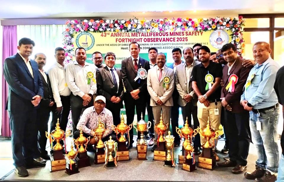 Jindal Steel mines shine with 16 honours at 43rd Annual Mines Safety Fortnight
