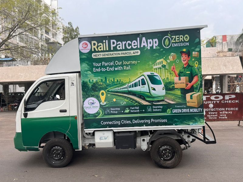 Green Drive Mobility, South Central Railway roll out Rail Parcel App to transform India’s logistics landscape
