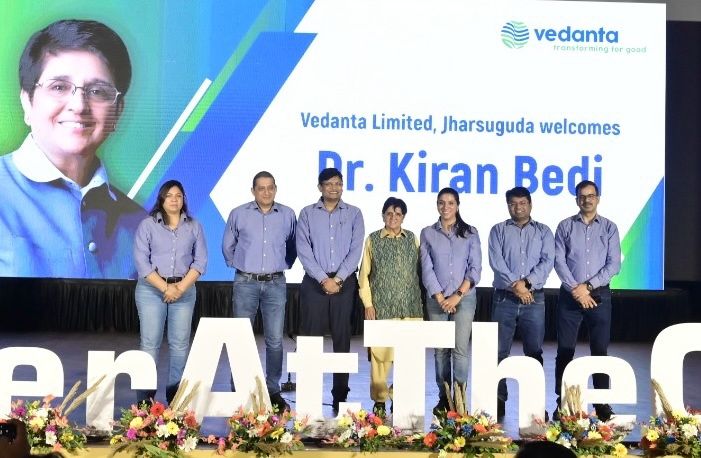 Kiran Bedi calls Vedanta Limited a ‘Diamond of the Nation’, urges empathy-driven leadership
