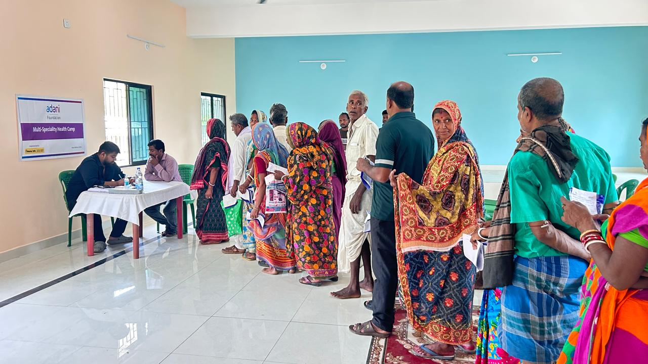 Adani Foundation brings healthcare closer to villages with multi-specialty health camp at Balimunda