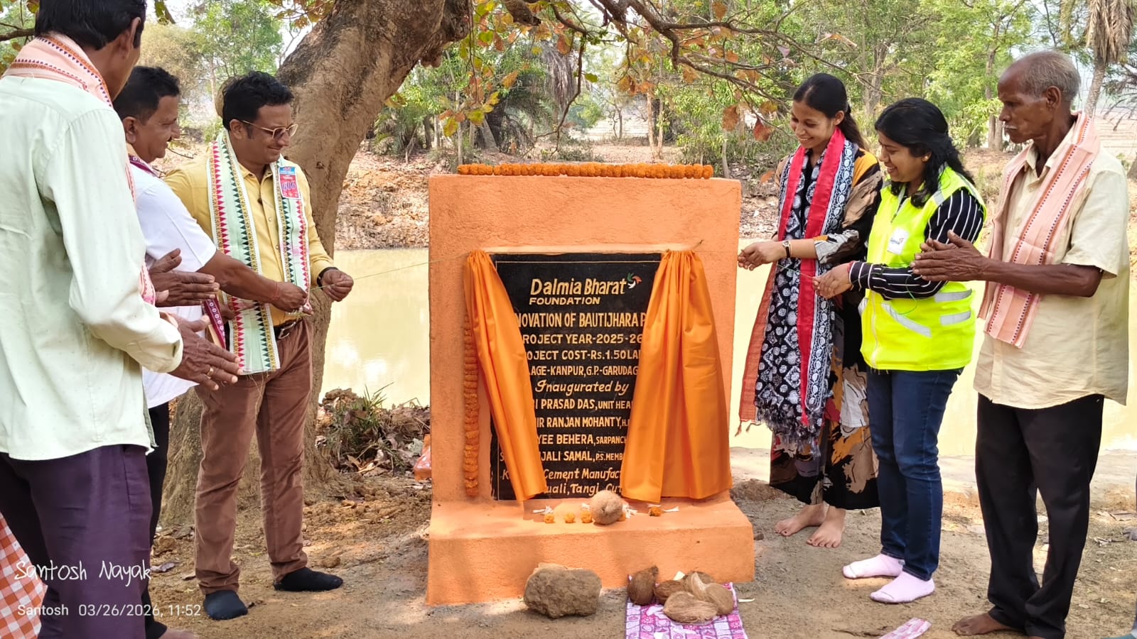 Dalmia Bharat Foundation strengthens rural water security with pond revival initiative in Cuttack