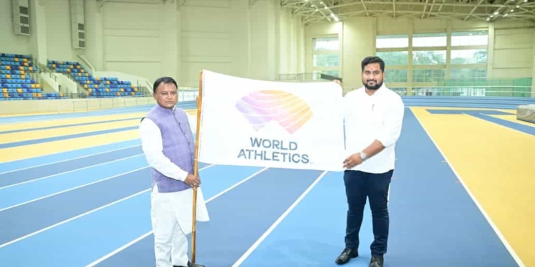 Odisha steps onto global track as CM Majhi receives World Athletics Flag for 2028 Championships