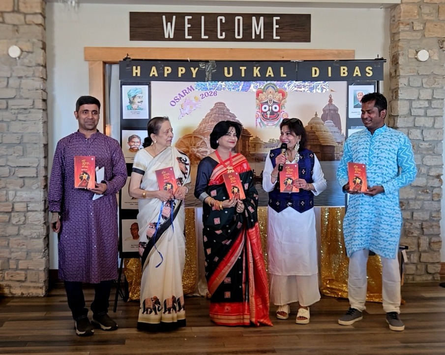 Odia poetry resonates globally as Swayam Prava Rath’s ‘Shabda Phulara Tarpana’ debuts in USA
