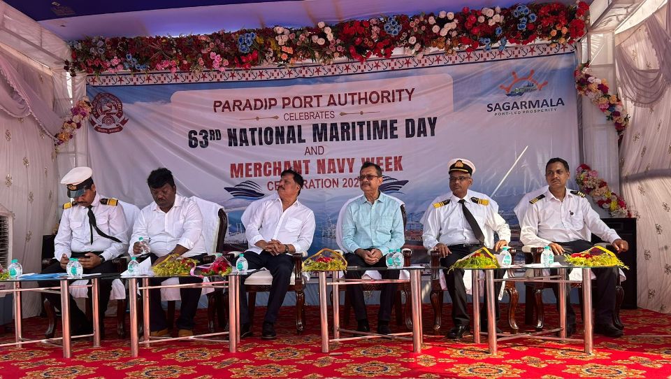 Paradip Port charts green & safe maritime future on National Maritime Day