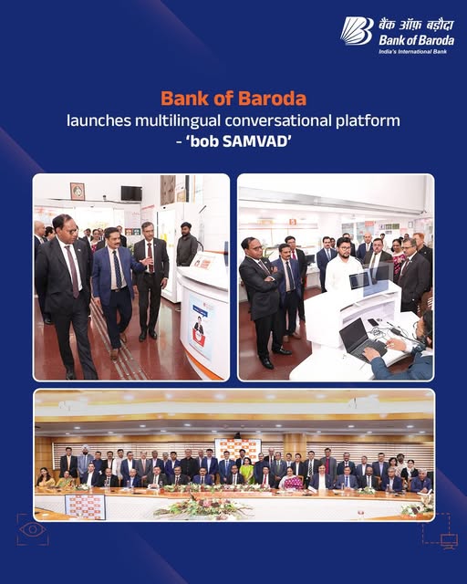 Bank of Baroda launches ‘bob SAMVAD’ AI Platform to revolutionise multilingual customer experience in branches