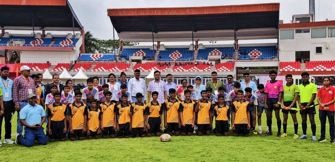Rising stars scrum into action as U-14 Rugby events kick off at 69th SGFI Championship in Bhubaneswar