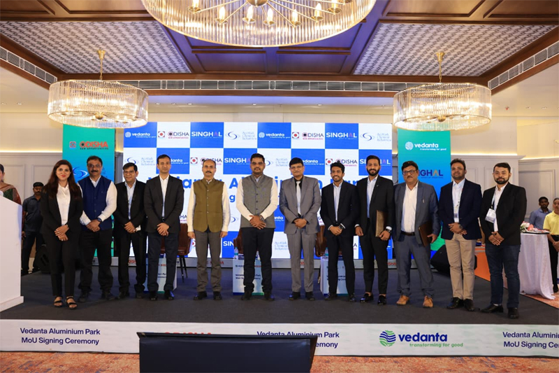 Vedanta Aluminium strengthens Odisha’s industrial ecosystem with strategic MoU for Aluminium Park in Jharsuguda