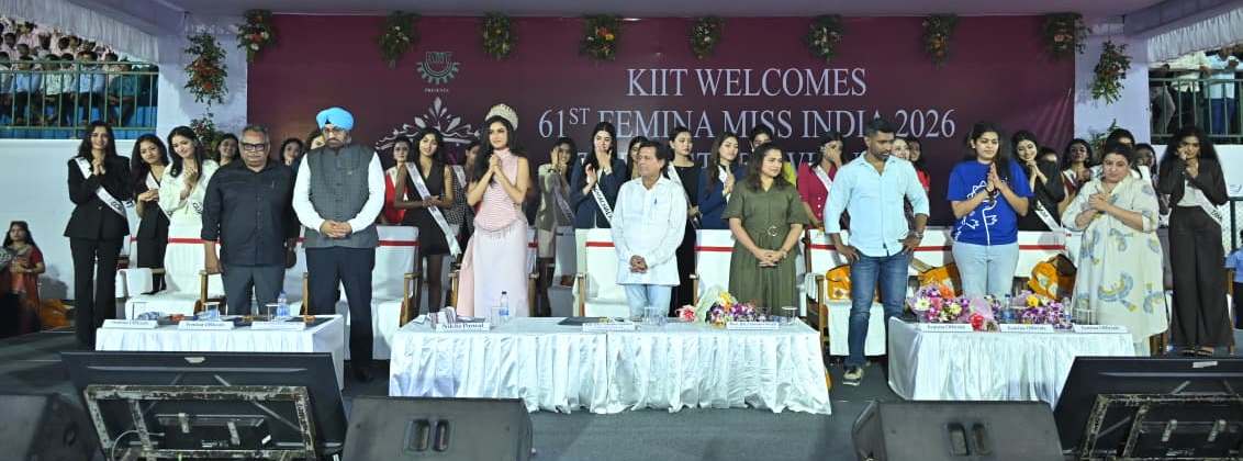 Femina Miss India 2026 contestants receive grand welcome at KIIT campus