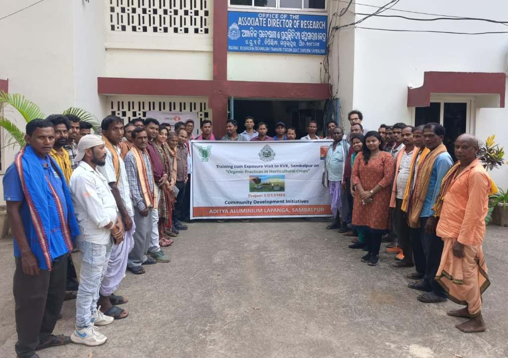 Aditya Aluminium’s Project UNNATI empowers farmers with hands-on organic farming training in Sambalpur