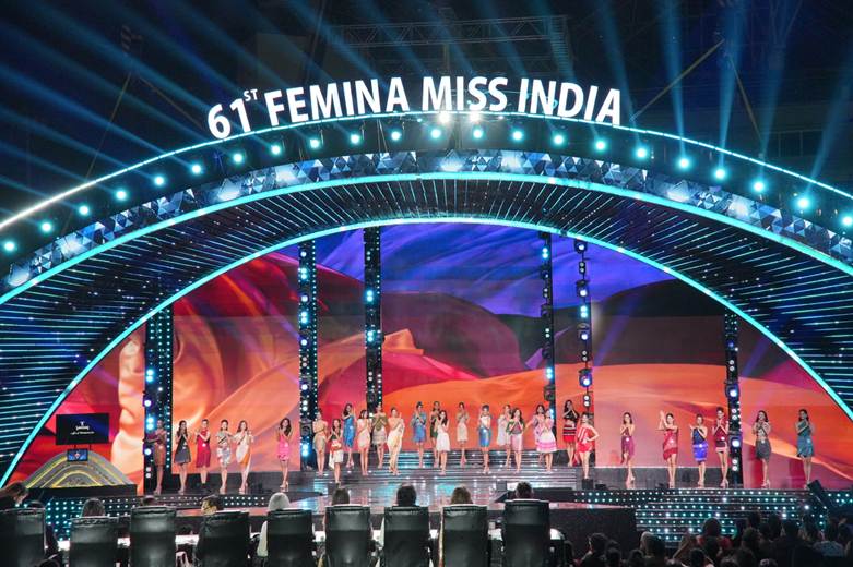 Vishwa Sutra at 61st Femina Miss India showcases India’s handloom power on global stage