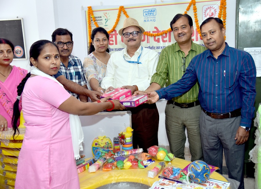 NTPC NRHQ strengthens Anganwadi learning with educational kit distribution
