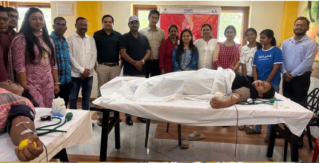 TPSODL holds blood donation camp in Berhampur