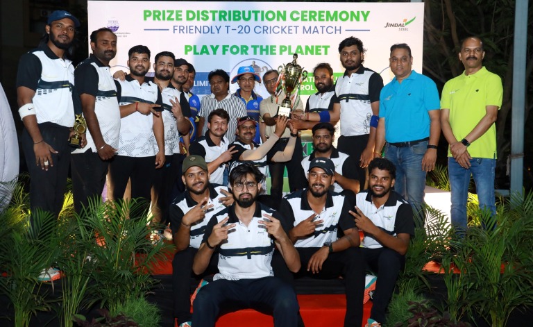 Cricket for Environment and Community Bonding: Jindal Steel defeats SPCB in friendly T20 at Angul