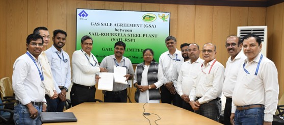 RSP-GAIL MoU to boost energy security and green manufacturing at Rourkela Steel Plant
