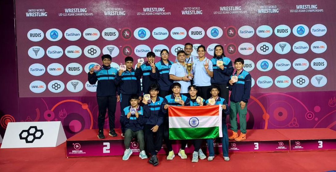 India reigns supreme at U23 Asian Wrestling Championships with historic 27-medal haul