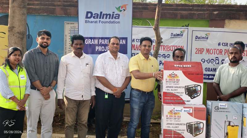 Dalmia Bharat Foundation boosts sustainable farming in Cuttack through Gram Parivartan initiative