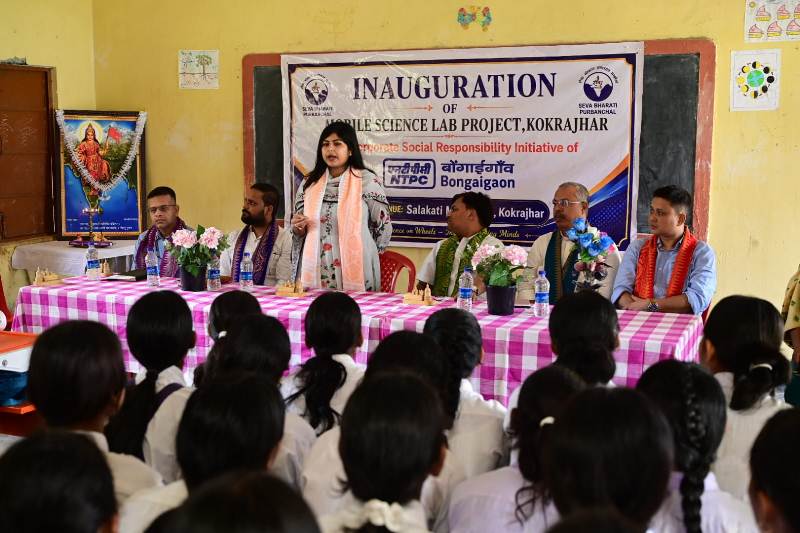 NTPC Bongaigaon launches Mobile Science Lab to ignite scientific temperament among students