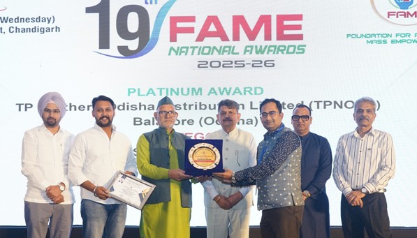 TPNODL bags prestigious Platinum Award for outstanding safety excellence at FAME National Awards