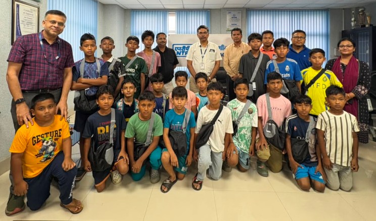 NTPC Bongaigaon backs young footballers for KDSA League debut