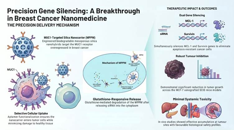 Pune scientists develop precision nanomedicine that silences cancer genes, offers new hope for breast cancer treatment