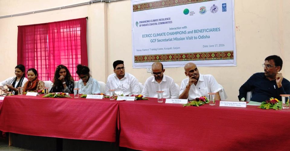 ECRICC’s climate resilience model earns Green Climate Fund’s Praise during Ganjam review
