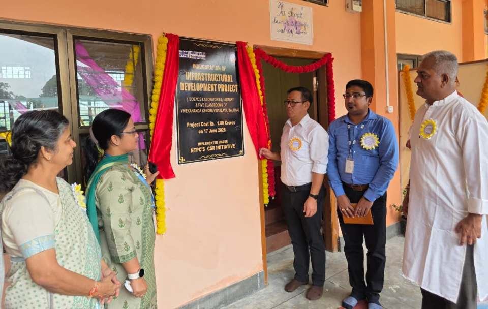NTPC Bongaigaon strengthens educational infrastructure in Arunachal Pradesh with ₹1.80 crore CSR project