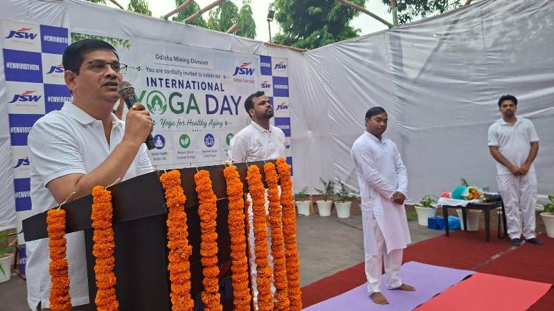 From Mines to Mats: JSW Odisha Mining Division marks International Yoga Day with enthusiastic participation