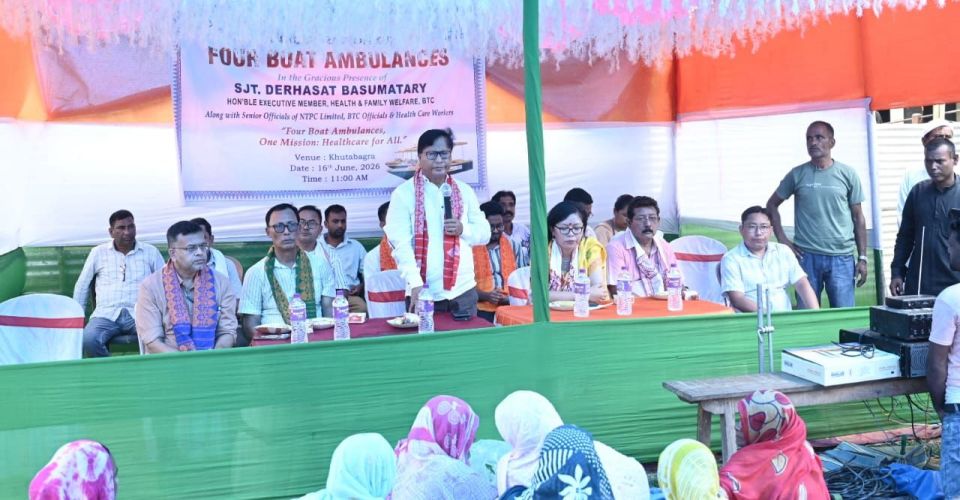 NTPC Bongaigaon launches boat ambulances to bring lifesaving healthcare to flood-hit riverine villages in Kokrajhar