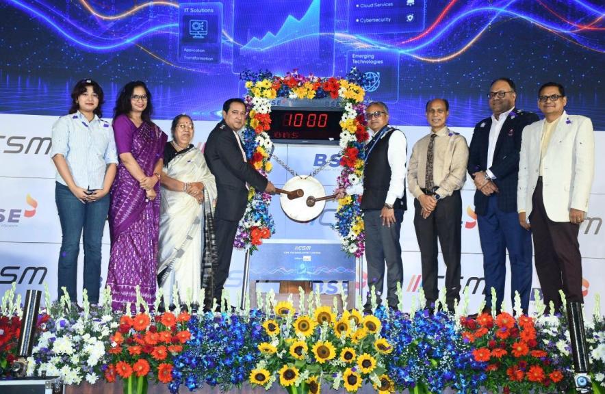 CSM Technologies scripts history with mainboard listing on BSE, NSE