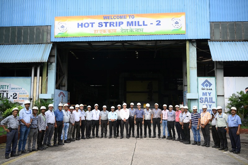 Rourkela Steel Plant’s HSM-2 sets new monthly coil rolling record, scales fresh operational milestone