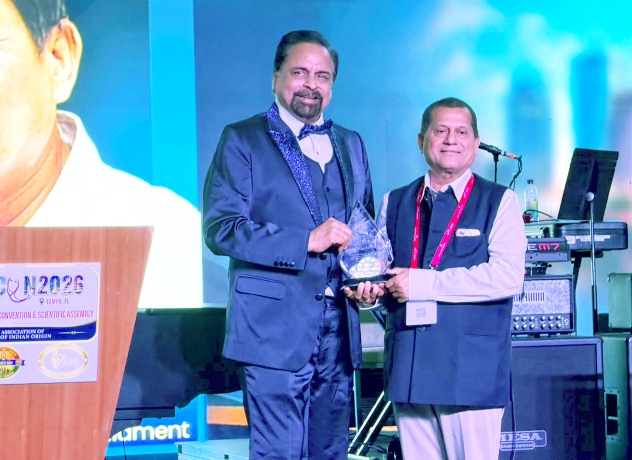 Achyuta Samanta honoured with AAPI Award for transformational social work and Indo-US partnership