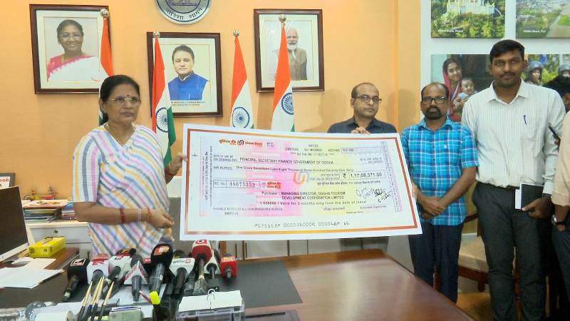 OTDC contributes ₹1.17 crore dividend to Odisha Government