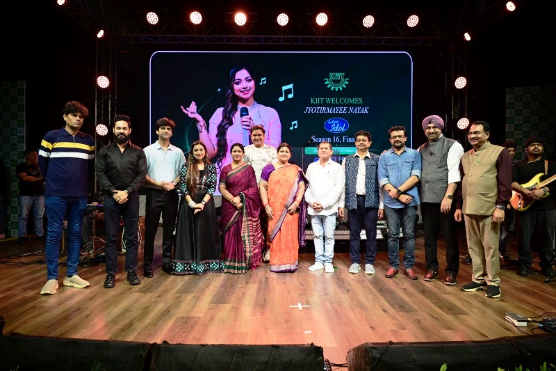 KIIT gives grand homecoming to Indian Idol finalist Jyotirmayee Nayak, rallies support ahead of grand finale