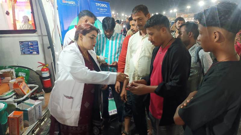 TPCODL extends lifeline to Rath Yatra devotees, free healthcare reaches over 10,000 pilgrims in Puri