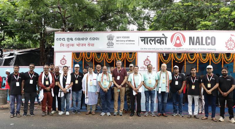 NALCO strengthens CSR commitment with devoted service to pilgrims during Puri Rath Yatra 2026